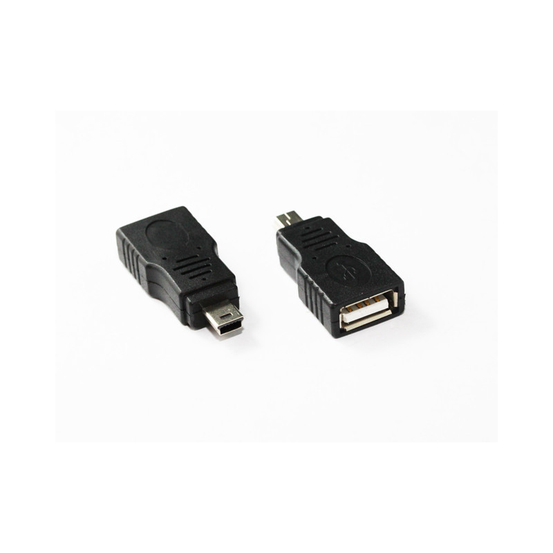 Mini USB 5Pin Male to USB 2.0 AF Adaptor