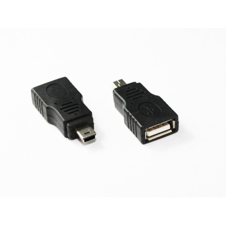 Mini USB 5Pin Male to USB 2.0 AF Adaptor