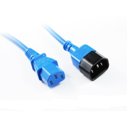 3M Blue IEC C13 to C14 Power Cable