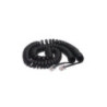 3M Coiled Handset Cord Black