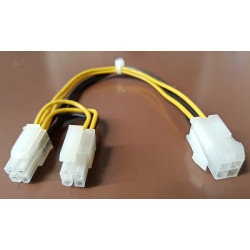 CPU 12v 4-pin to 8-pin (4-pin x2) Adapter