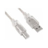 Astrotek USB 2.0 Printer Cable 3m - Type A Male to Type B Male Transparent Colour (~CBUSBAB3M)