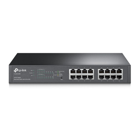 TP-Link TL-SG1016PE 16-Port Gigabit Desktop/Rackmount Switch PoE