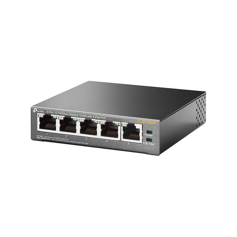 TP-Link TL-SF1005P 5-Port 10/100Mbps Desktop Switch With 4-Port PoE