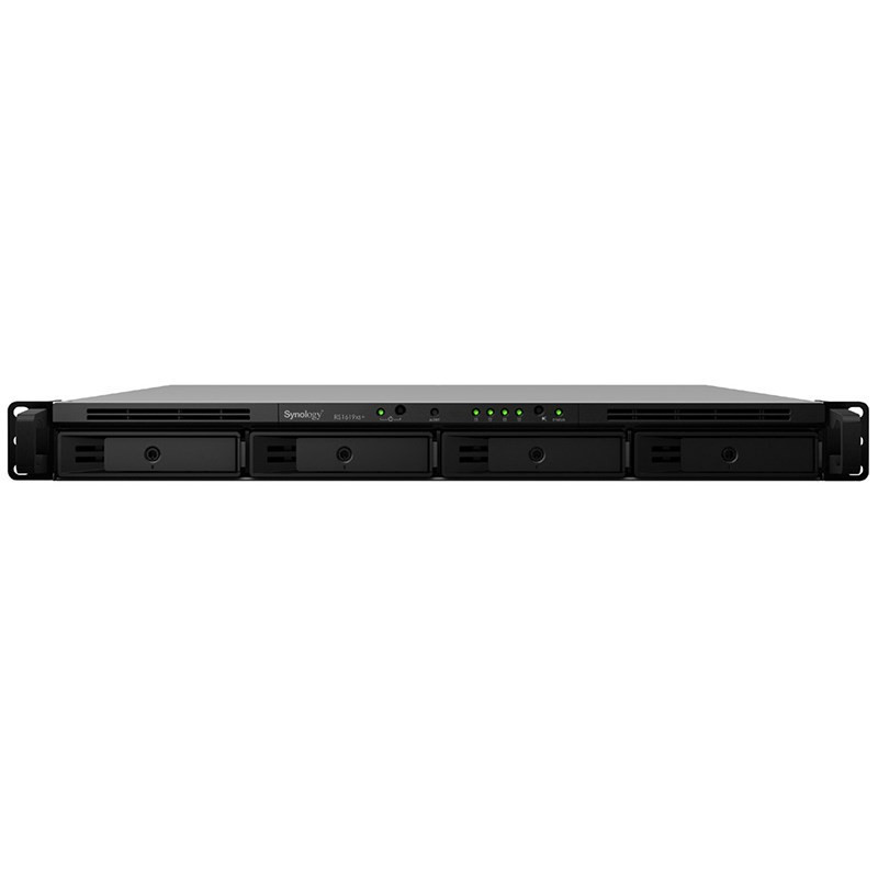 Synology RackStation RS1619xs+ 4 Bay 1U Diskless Scalable NAS Xeon Quad Core CPU