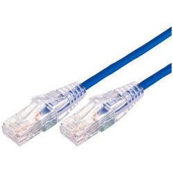 Comsol 0.5m 10GbE Ultra Thin Cat 6A UTP Snagless Patch Cable LSZH (Low Smoke Zero Halogen) - Blue