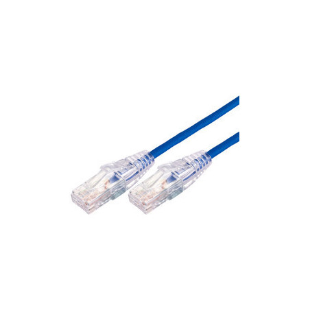 Comsol 0.5m 10GbE Ultra Thin Cat 6A UTP Snagless Patch Cable LSZH (Low Smoke Zero Halogen) - Blue