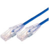Comsol 0.5m 10GbE Ultra Thin Cat 6A UTP Snagless Patch Cable LSZH (Low Smoke Zero Halogen) - Blue
