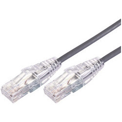 Comsol 0.5m 10GbE Ultra Thin Cat 6A UTP Snagless Patch Cable LSZH (Low Smoke Zero Halogen) - Grey