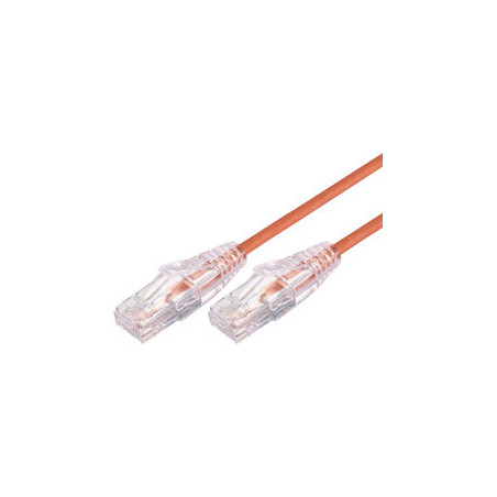 Comsol 0.5m 10GbE Ultra Thin Cat 6A UTP Snagless Patch Cable LSZH (Low Smoke Zero Halogen) - Orange