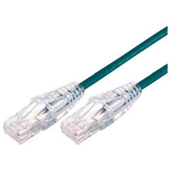 Comsol 1.5m 10GbE Ultra Thin Cat 6A UTP Snagless Patch Cable LSZH (Low Smoke Zero Halogen) - Green