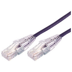Comsol 1.5m 10GbE Ultra Thin Cat 6A UTP Snagless Patch Cable LSZH (Low Smoke Zero Halogen) - Purple