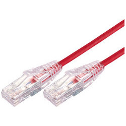 Comsol 1.5m 10GbE Ultra Thin Cat 6A UTP Snagless Patch Cable LSZH (Low Smoke Zero Halogen) - Red