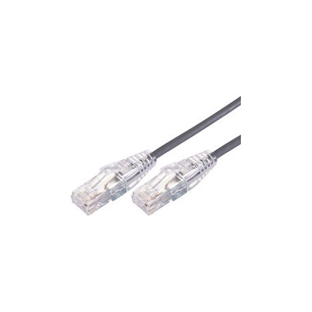 Comsol 1m 10GbE Ultra Thin Cat 6A UTP Snagless Patch Cable LSZH (Low Smoke Zero Halogen) - Grey
