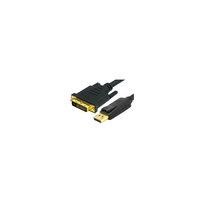 Comsol 1m DisplayPort Male to Single Link DVI-D Male Cable