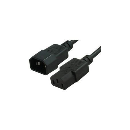 Comsol 1m Power Extension Cable IEC-C13(F) - IEC-C14(M)