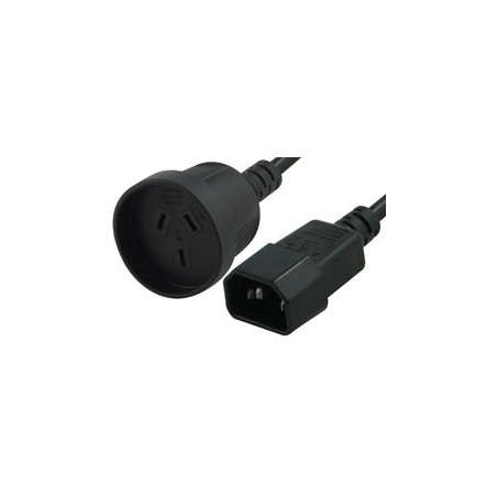 Comsol 1.5m Power Cable IEC-C14(M) - 3PIN AUS (F)