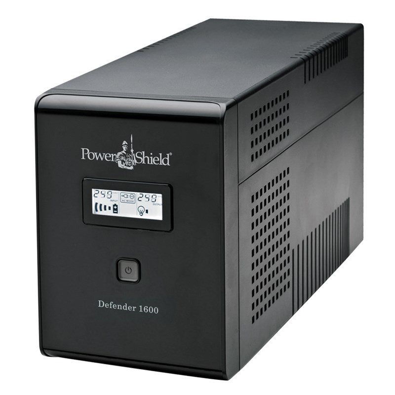 PowerShield Defender Line Interactive UPS 1600VA 960W AVR Australian Outlets