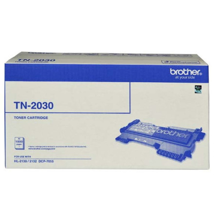 Brother TN-2030 Mono Laser Toner, HL-2130/2132/2135W, DCP-7055- up to 1,000 pages