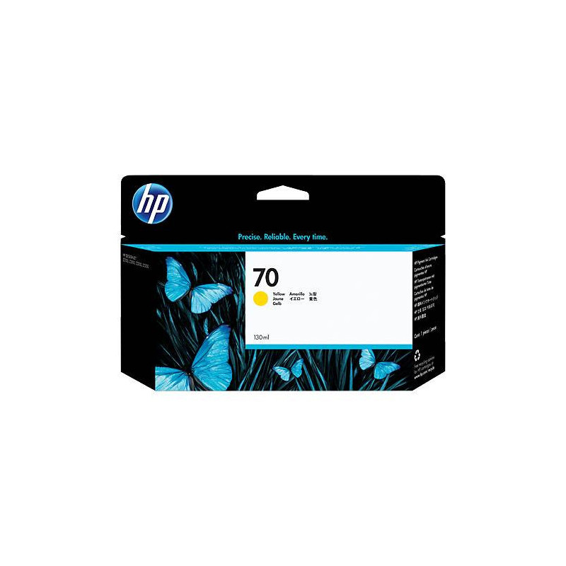 HP 70 130ml Yellow Ink Cartridge (C9454A)
