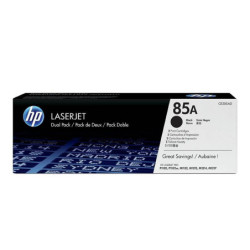 HP 85A Twin-Pack LaserJet Toner Cartridge - Black (CE285AD)