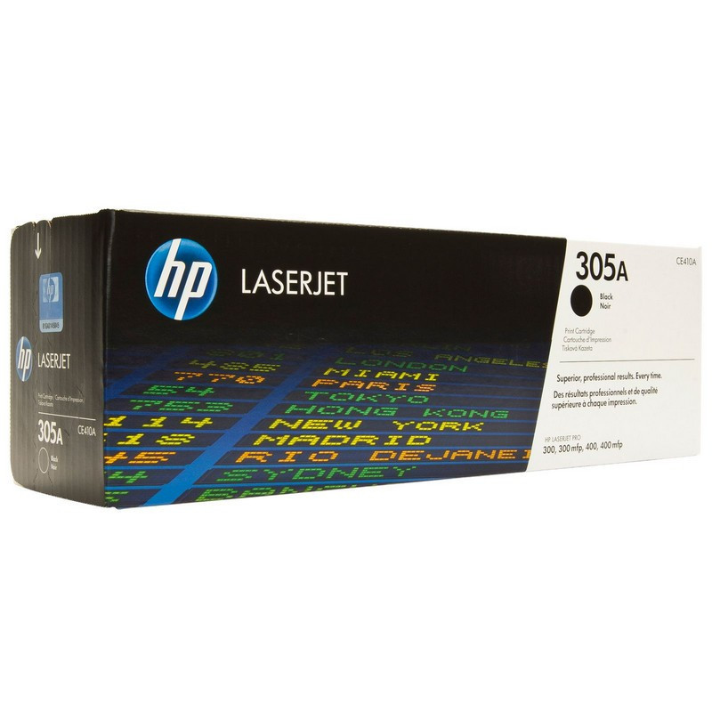 HP 305A Black LaserJet Toner Cartridge (CE410A)