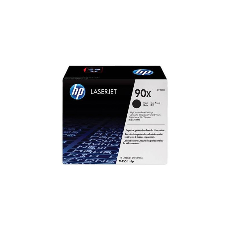 HP CE390X 90X High Yield Black Original LaserJet Toner Cartridge