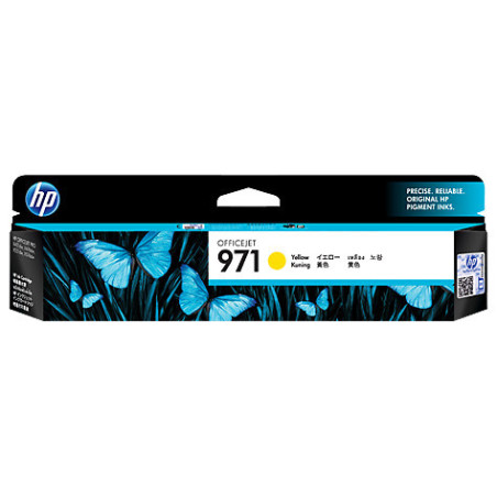 HP 971 Yellow Original Ink Cartridge - up to 2500 pages (CN624AA)