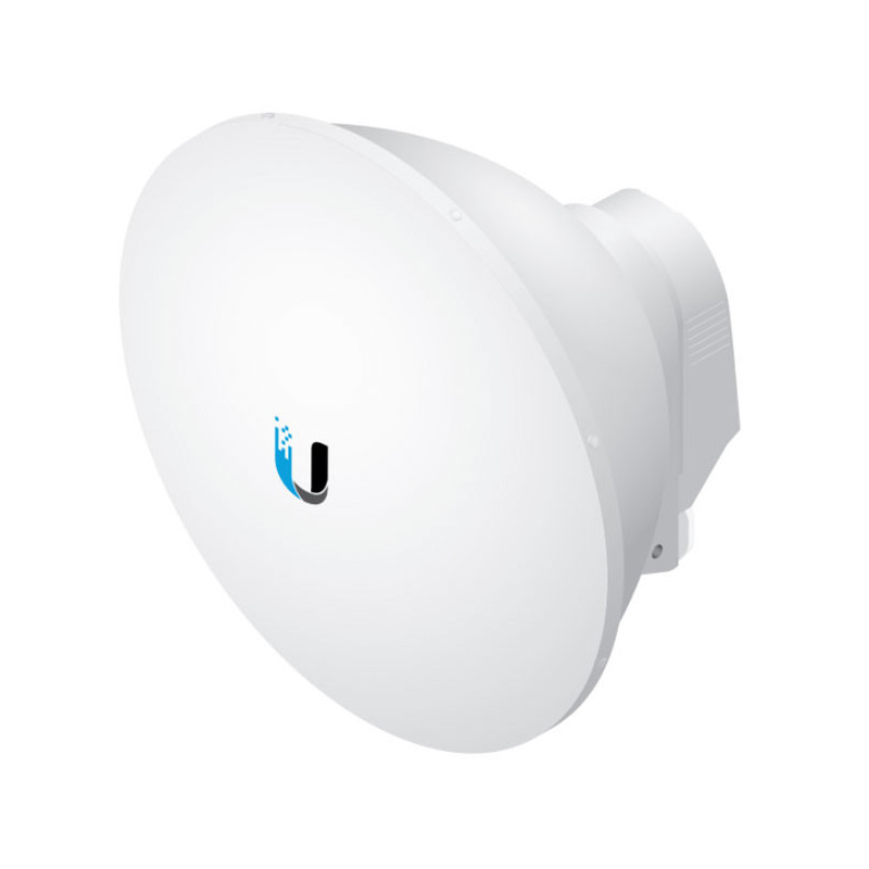 Ubiquiti 5GHz airFiber Dish 23dBi Slant 45 Degree Signal Angle For Optimum Interference Avoidance, Universal Pole Mount,  Weathe