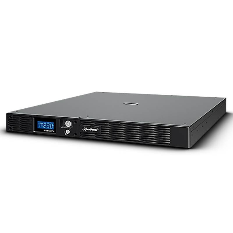 CyberPower PRO Rack Series  LCD 750VA / 500W 1U Line Interactive UPS-(PR750ELCDRT1U)- 3 Yrs Adv. Rep & 2yrs on Int.  Battery(No 