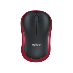Logitech M185 Wireless Mouse - Red