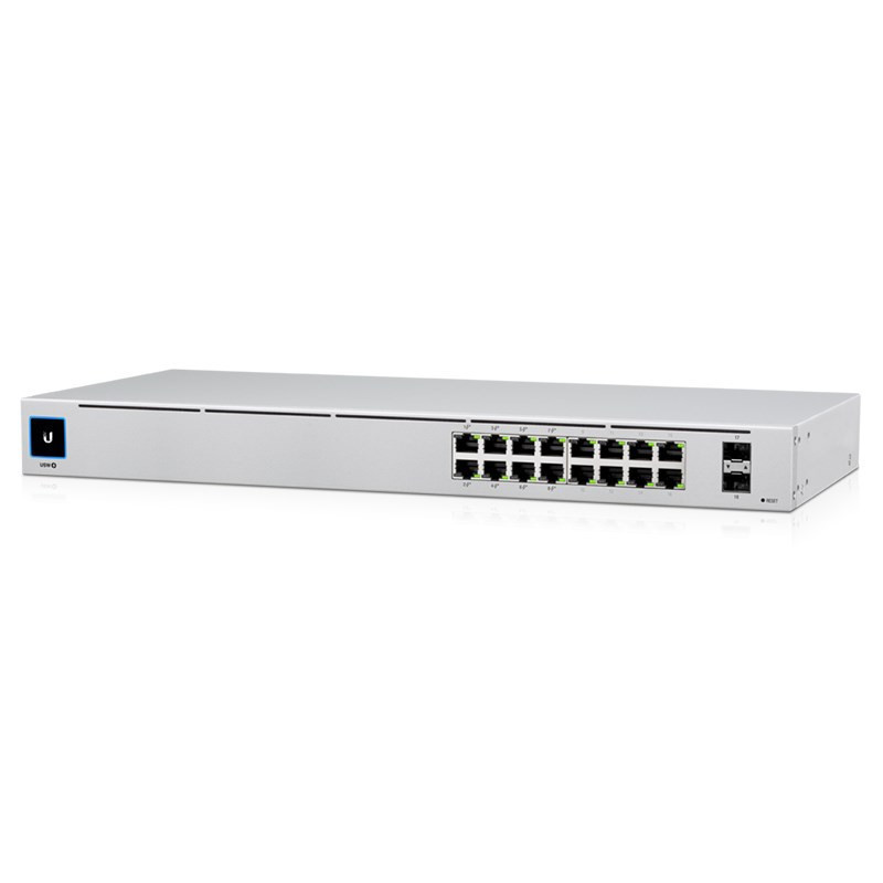 Ubiquiti UniFi Managed PoE+ 16 Port Gigabit Switch with 2 SFP Ports