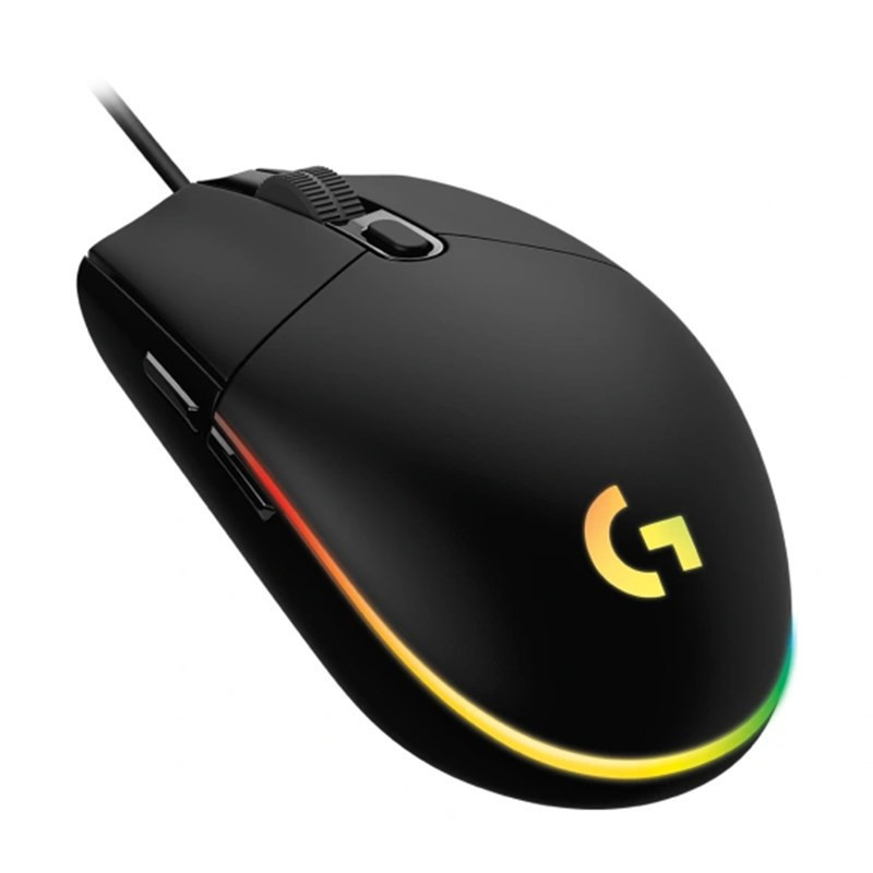 Logitech G203 LIGHTSYNC Optical Gaming Mouse - Black