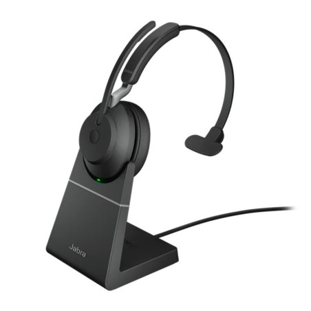 Jabra Evolve2 65 MS Mono USB Bluetooth Headset (inc Charging Stand) - Black