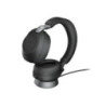 Jabra Evolve2 85 UC USB-A Stereo Bluetooth Headset w/ Charging Deskstand - Black
