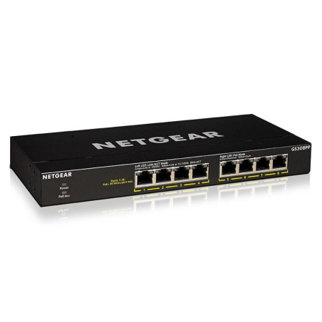 Netgear GS308PP SOHO 8-Port Gigabit PoE+ Unmanaged Switch