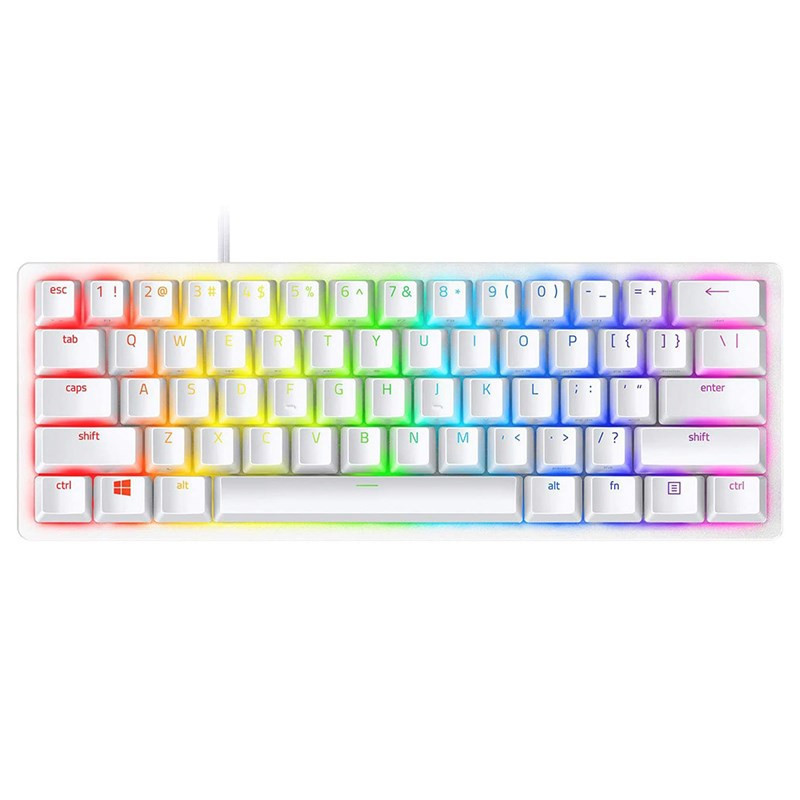 Razer Huntsman Mini Mercury Mechanical Gaming Keyboard - Clicky Optical Switches