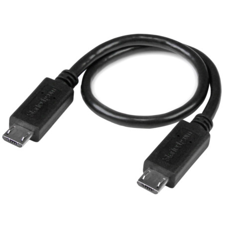 StarTech USB OTG Cable - Micro USB to Micro USB - M/M - 8in