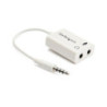 Headset Splitter 4 Pin to 2x 3 Position