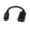 StarTech USB C to USB A Adapter Cable M/F - 6in - USB 3.0 - Certified