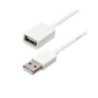 StarTech 1m USB Male to Female Cable - White USB Extension
