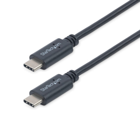 STARTECH 1M USB-C 2.0 CABLE, TB 3 COMPATIBLE, BLACK, LTW