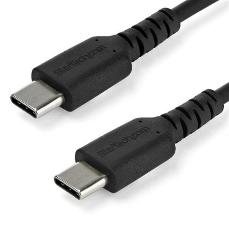StarTech 1 m (3.3 ft) USB C Cable Black Aramid Fiber