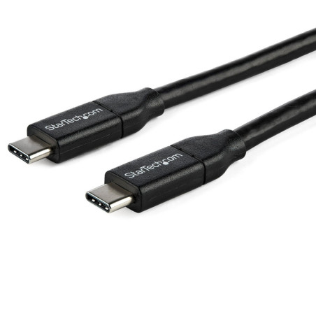 StarTech 1m USB C to USB C Cable w/ 5A PD - USB 2.0 USB-IF Certified