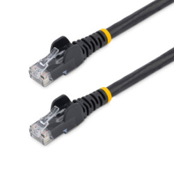 StarTech 0.5m Black Snagless Cat6 UTP Patch Cable - ETL Verified
