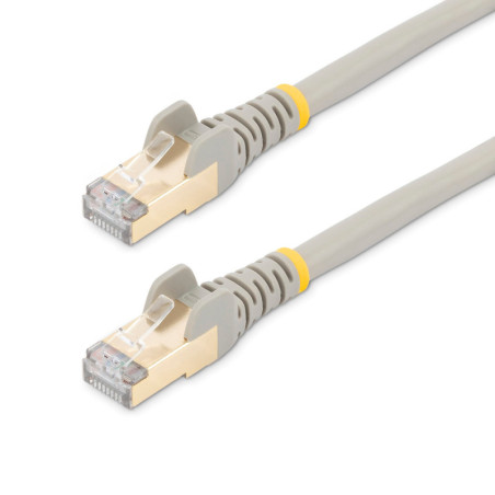 0.5m Gray Cat6a Ethernet Cable - STP