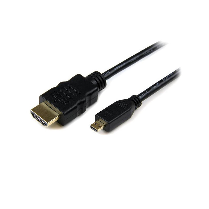 StarTech 1 m High Speed HDMI Cable with Ethernet HDMI to HDMI Micro