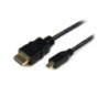 StarTech 1 m High Speed HDMI Cable with Ethernet HDMI to HDMI Micro