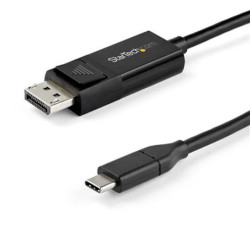 StarTech 3.3 ft. (1 m) USB C to DisplayPort 1.4 Cable - Bidirectional