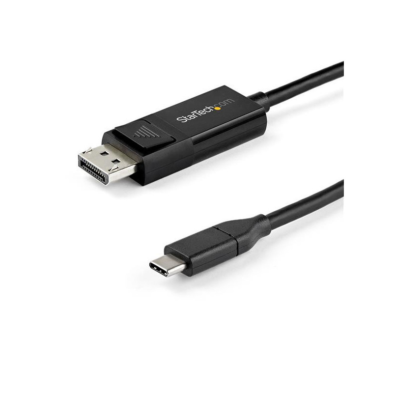 StarTech 3.3 ft. (1 m) USB C to DisplayPort 1.4 Cable - Bidirectional